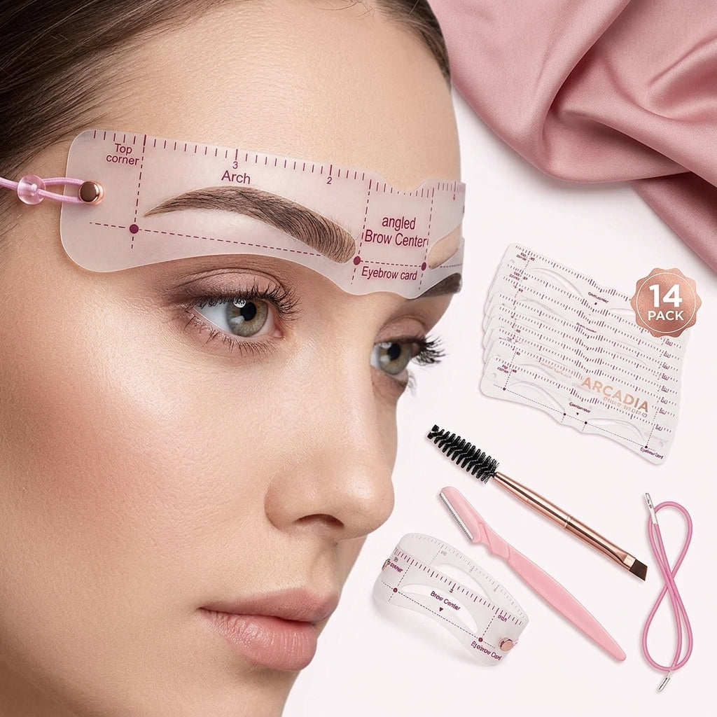 Eyebrow Shaping Stencil Kit