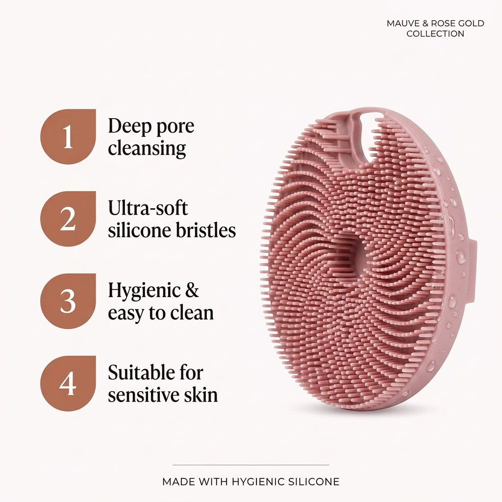 Soft Silicone Face Cleansing Brush